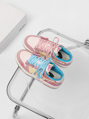 Zapatos de skate de hip hop con diseño de girasol