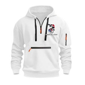 Sudadera deportiva informal Mick In The Box con múltiples bolsillos en el brazo y cremallera para hombre
