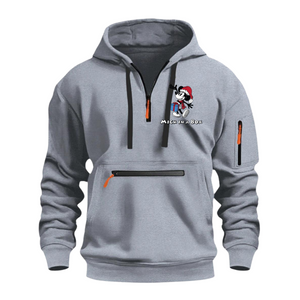 Sudadera deportiva informal Mick In The Box con múltiples bolsillos en el brazo y cremallera para hombre