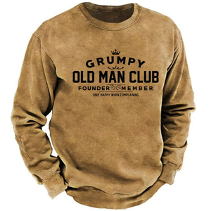 Sudadera de algodón del Club del Viejo Gruñón - Personalizada