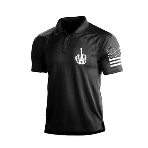 POLO RAGLÁN CON GRÁFICO FXXK