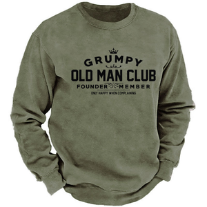 Sudadera de algodón del Club del Viejo Gruñón - Personalizada