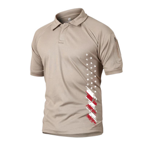 CAMISETA DE SECADO RÁPIDO PARA HOMBRE POLO TÁCTICO PARA EXTERIORES