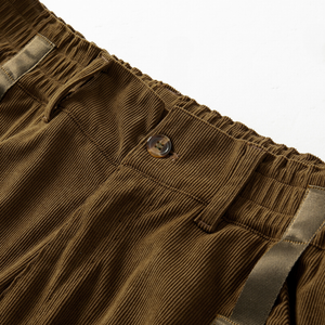 Men's Casual Outdoor Corduroy Multi-Pocket Cargo Shorts