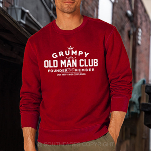 Sudadera de algodón del Club del Viejo Gruñón - Personalizada