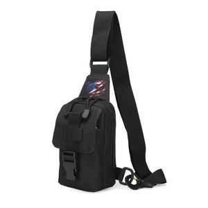 BOLSO DE HOMBRO INDIVIDUAL DE CICLISMO CON BANDERA DE EE. UU.