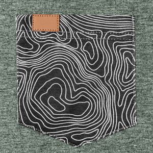 Camiseta sin mangas con cuello redondo y colores contrastantes para hombre