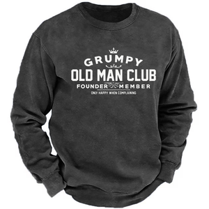 Sudadera de algodón del Club del Viejo Gruñón - Personalizada