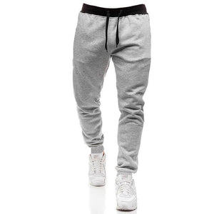 Pantalones deportivos casuales de polar para hombre