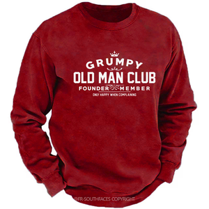 Sudadera de algodón del Club del Viejo Gruñón - Personalizada