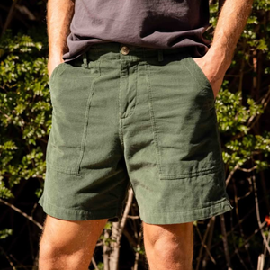 Men's Casual Corduroy Loose Cargo Shorts