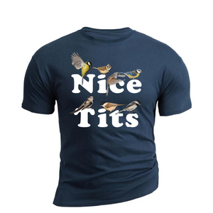 Baumwoll-T-Shirt mit „Nice Tits“-Grafik