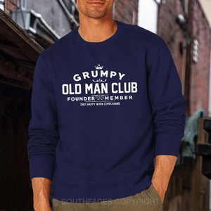 Sudadera de algodón del Club del Viejo Gruñón - Personalizada