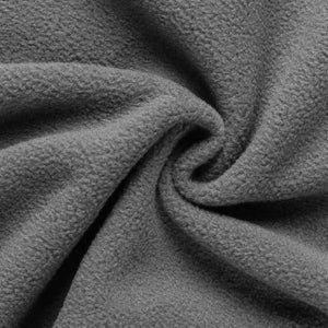 Sudadera polar retro informal de color liso con media cremallera para hombre