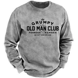 Sudadera de algodón del Club del Viejo Gruñón - Personalizada