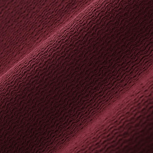 Camiseta de manga corta de punto ajustado de color liso con cuello alto para hombre