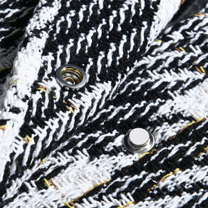 Einreihige Herrenjacke mit gemischtem Revers