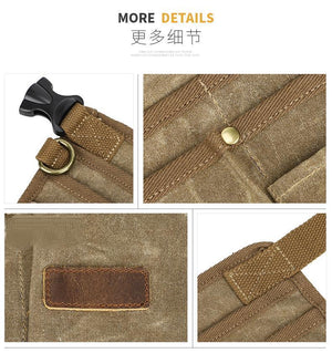 Men's Classic Practical Hardware Tool Bag Storage Waist Bag