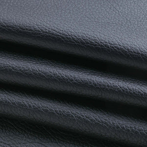 Camiseta de manga larga con cuello redondo y cremallera con costuras de cuero para hombre (camiseta interior no incluida)