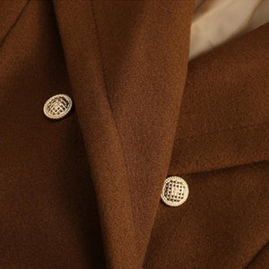 Men's Winter Fur Collar Mid-length Coat