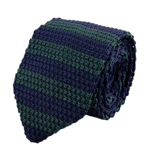 Corbata de punto vintage con forma de flecha para hombre