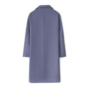 Men's British Style Slim Long Trench Coat