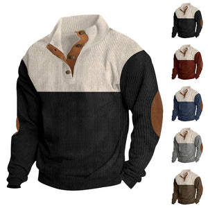 HENRY LANGÄRMLIGER SPORT-HOODIE MIT STEHKRAGEN