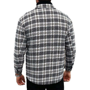 Einreihige Herrenjacke mit gemischtem Revers