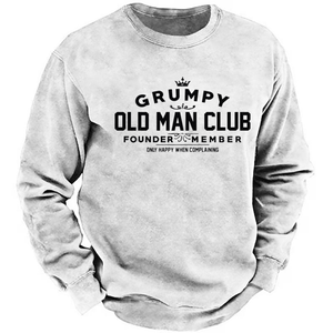 Sudadera de algodón del Club del Viejo Gruñón - Personalizada