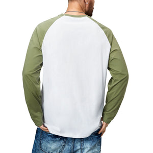CAMISETA DE MANGA LARGA CON GRÁFICO RAGLÁN ESSENTIALS