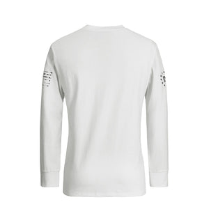 CAMISETA DE MANGA LARGA CON BANDERA DE EE. UU. PARA MUJER