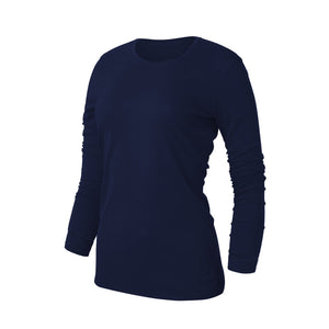 CAMISETA ESENCIAL DE MANGA LARGA PARA MUJER