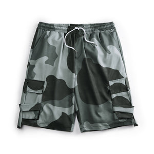 PANTALONES CORTOS CARGO CON ENTREPIERNA DE 5'' DE CAMO
