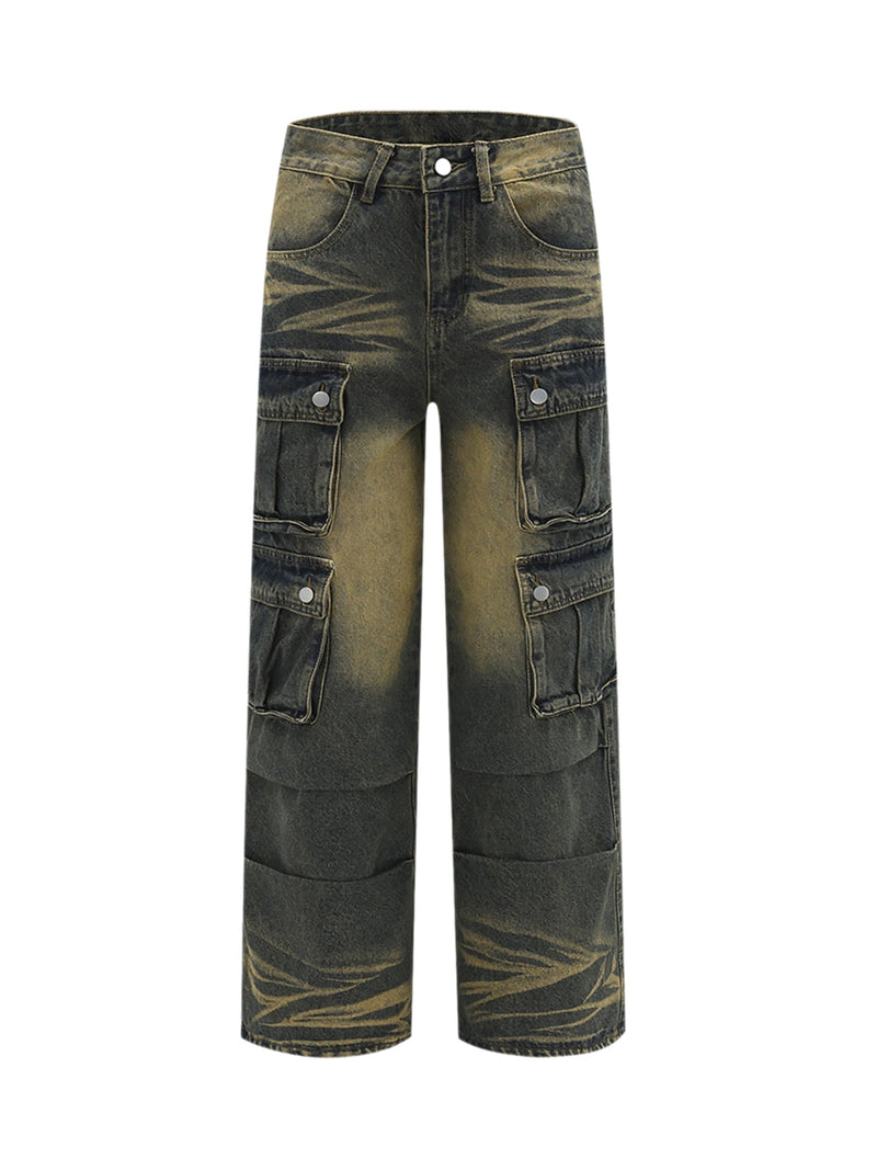 Multi-pocket Cargo Jeans