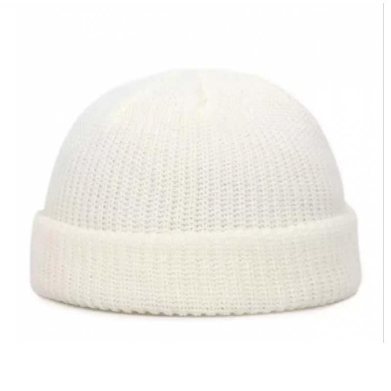 Gorro de lana cálido de punto para exteriores para hombre, para otoño e invierno. 