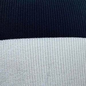 Camiseta informal de punto de manga corta con cuello en V y contraste de colores para hombre