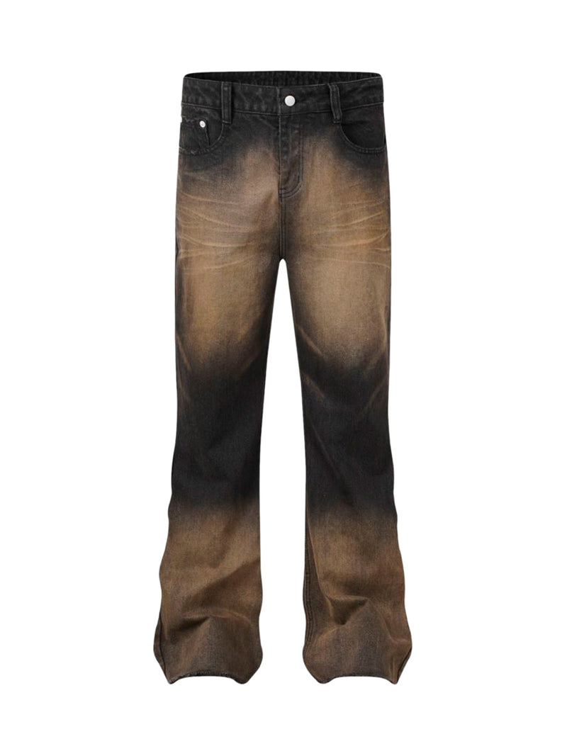 High Street Hip Hop Distressed Washed Jeans