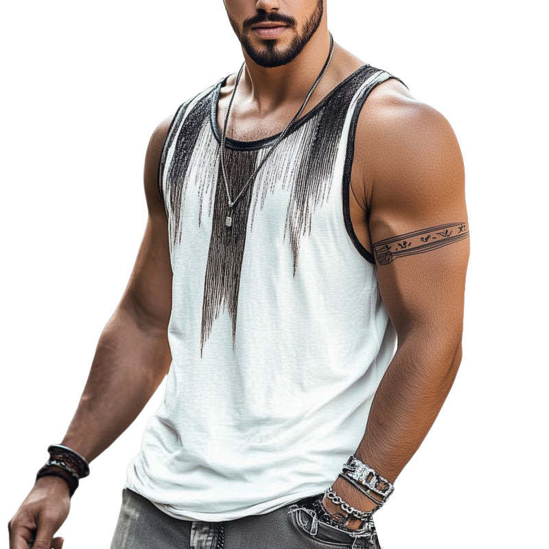 Camiseta sin mangas cómoda y fresca de verano para hombre