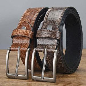 Men's Retro All-match PU Leather Pin Buckle Belt
