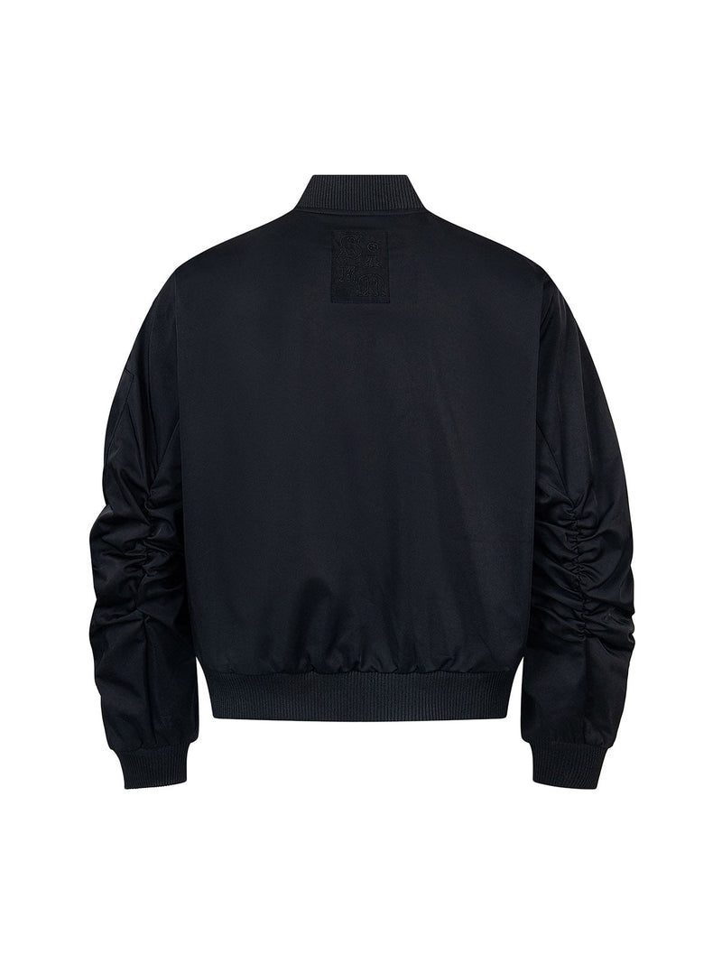 Retro Deconstructed Bomber Jacket