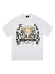 Crown Print Studded Short Sleeve T-shirt