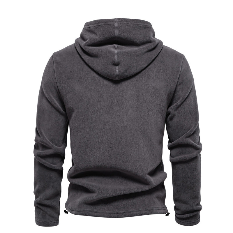 MEN'S LONG SLEEVED HOODED SWEATSHIRT