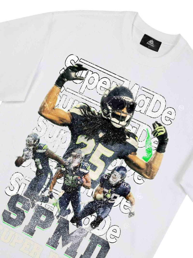 Super Bowl Football Print T-shirt