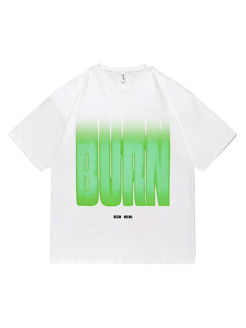 Letter Print Street Loose T-shirt