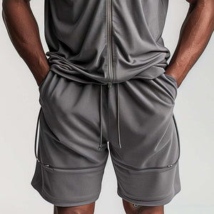 Men's Simple Breathable Casual Sports Suit