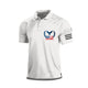 WHITE EAGLE USA NATIONAL EMBLEM PRINT RAGLAN GRAPHIC POLO SHIRT