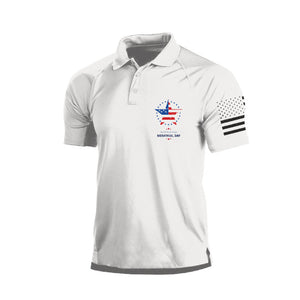 Poloshirt mit Raglan-Grafik und Memorial-Day-Print