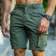 Pantalones cortos cargo casuales de moda combinada para hombre