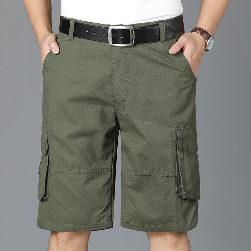 LOOSE AND STRAIGHT LEG CASUAL SPORTS COTTON WORKWEAR CARGO PANTS