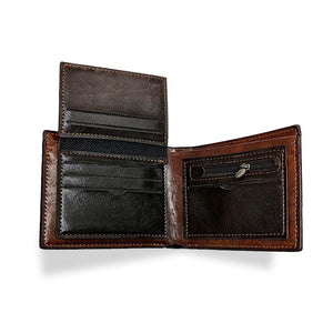 Men's Short Vintage Crocodile Head Multi-Card Wallet
